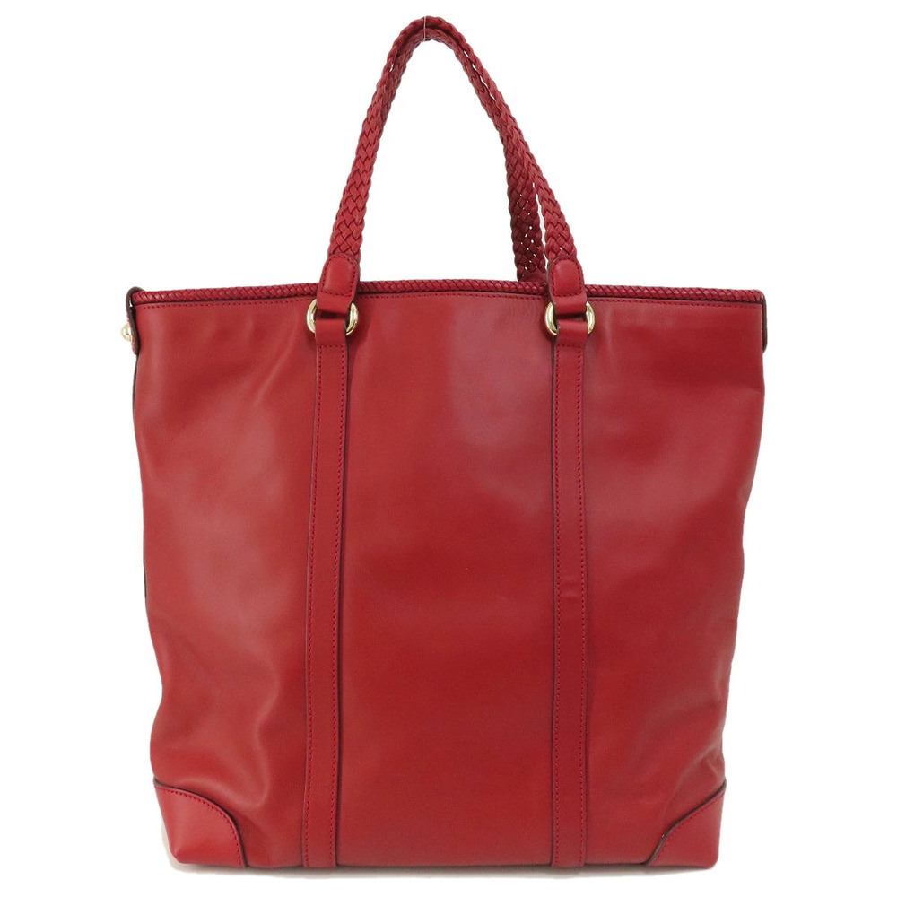 Gucci handles braided Bag Tote red Marrakech body leather intricate